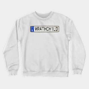 Wrathchild - License Plate Crewneck Sweatshirt